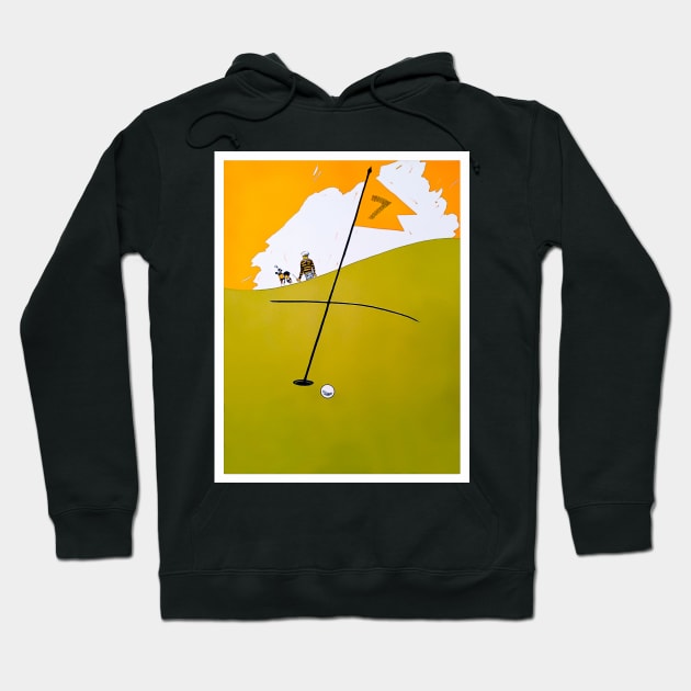 1927 Golf Illustration Hoodie by ArtShare